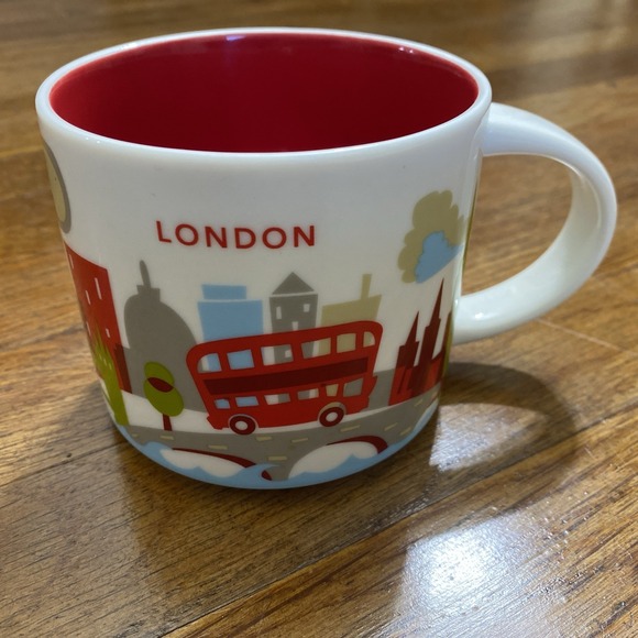 Starbucks Other - Starbucks London You are Here Collection Mug 14 oz Red & White